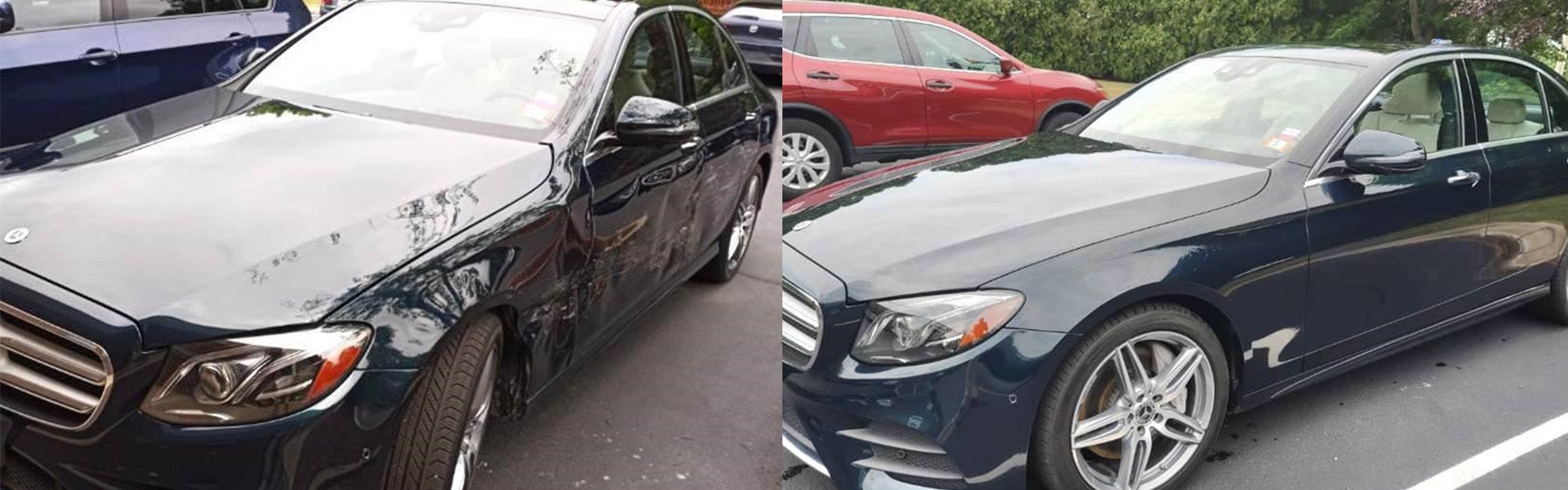 before and after auto body repair